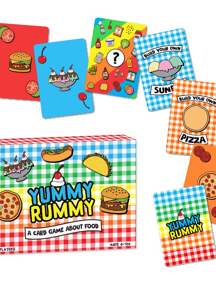 Yummy Rummy Card Game for wholesale by KanDi Designz by Dani Kates