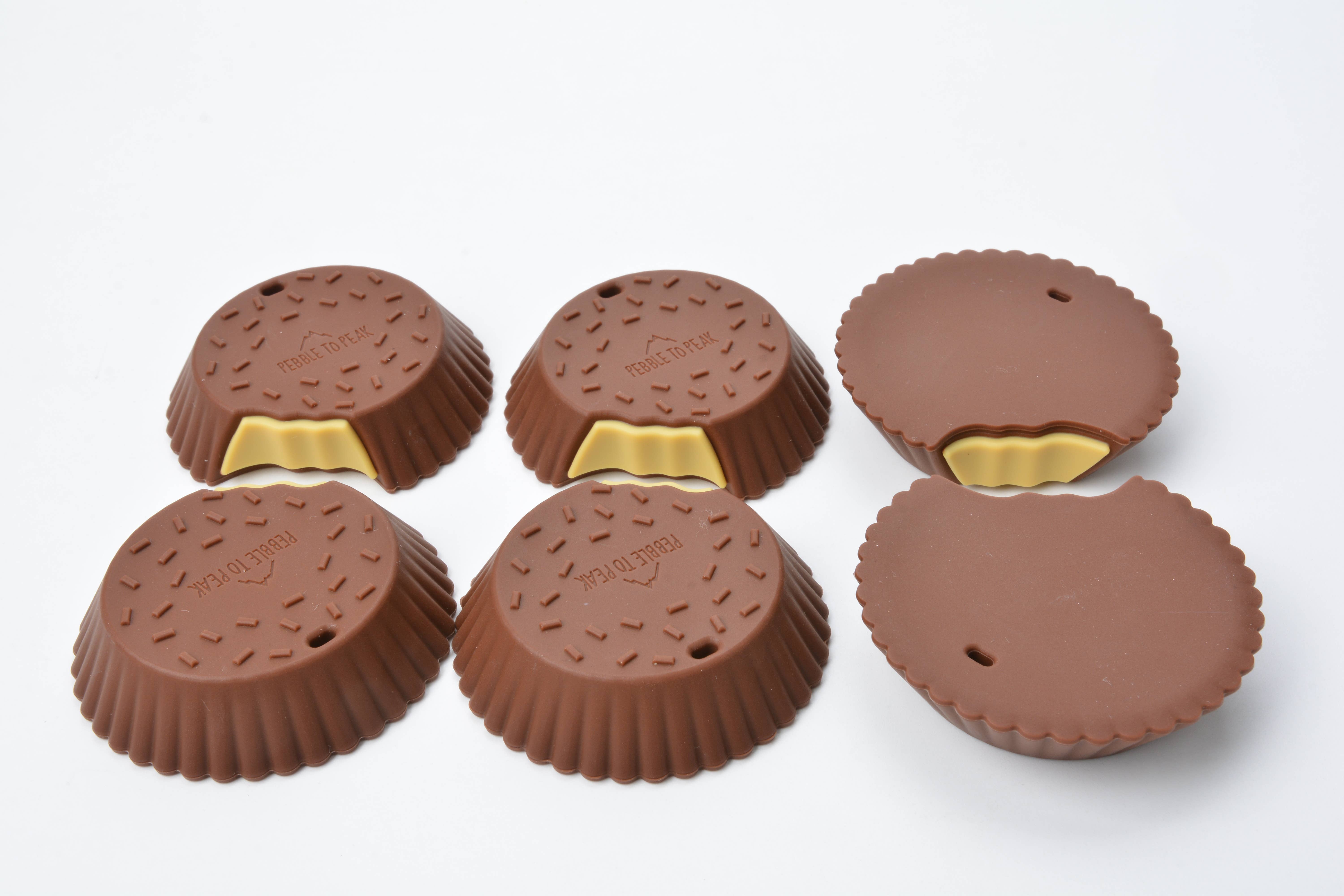 Pebble To Peak – wholesale Teether (not clip-on) – Baby – Peanut Butter Cup Treat Teether3