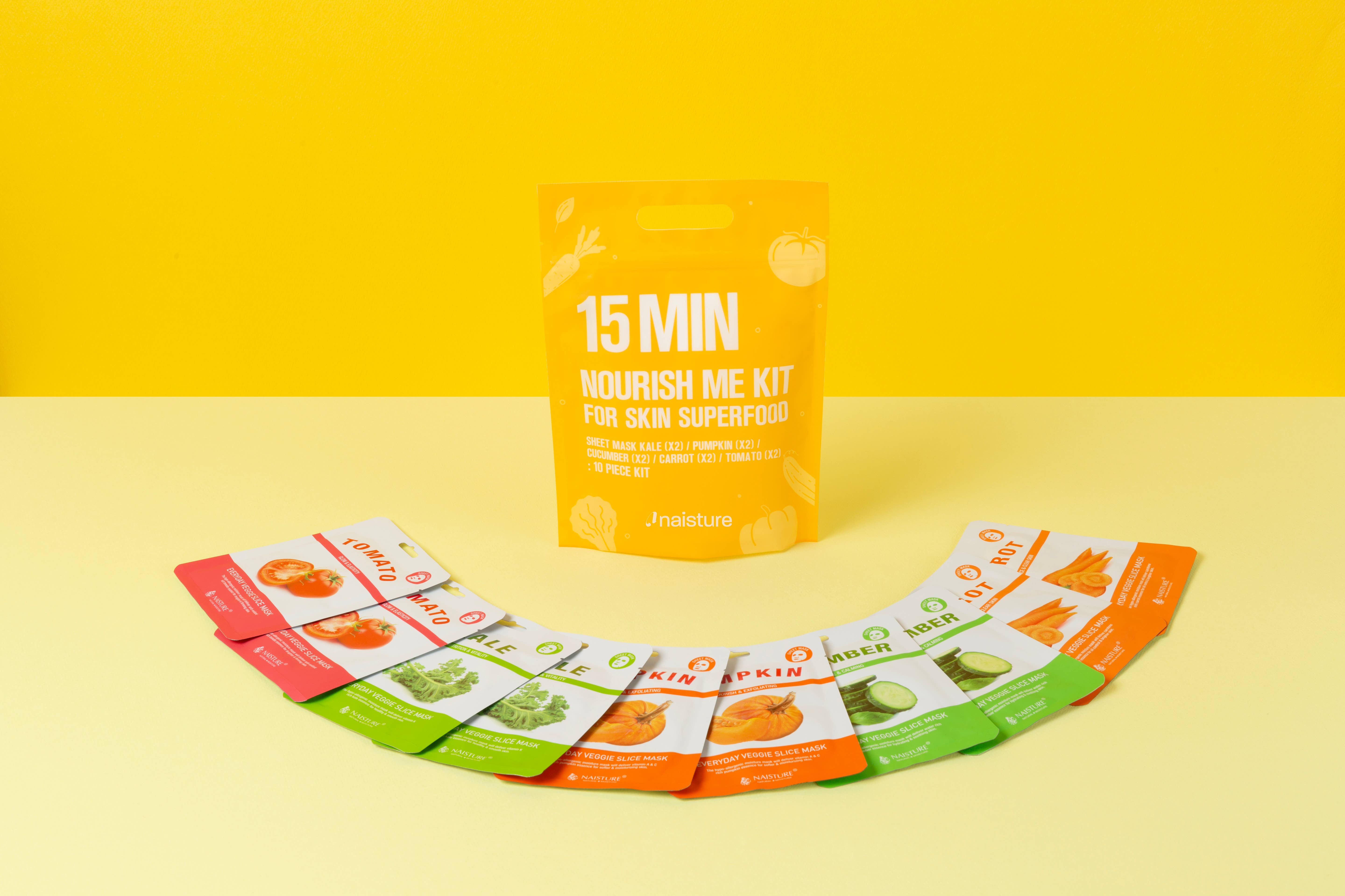 Naisture - Wholesale Skincare Face Mask - 15 Min Nourish Me Kit – K-Beauty Self-Care (10pc)