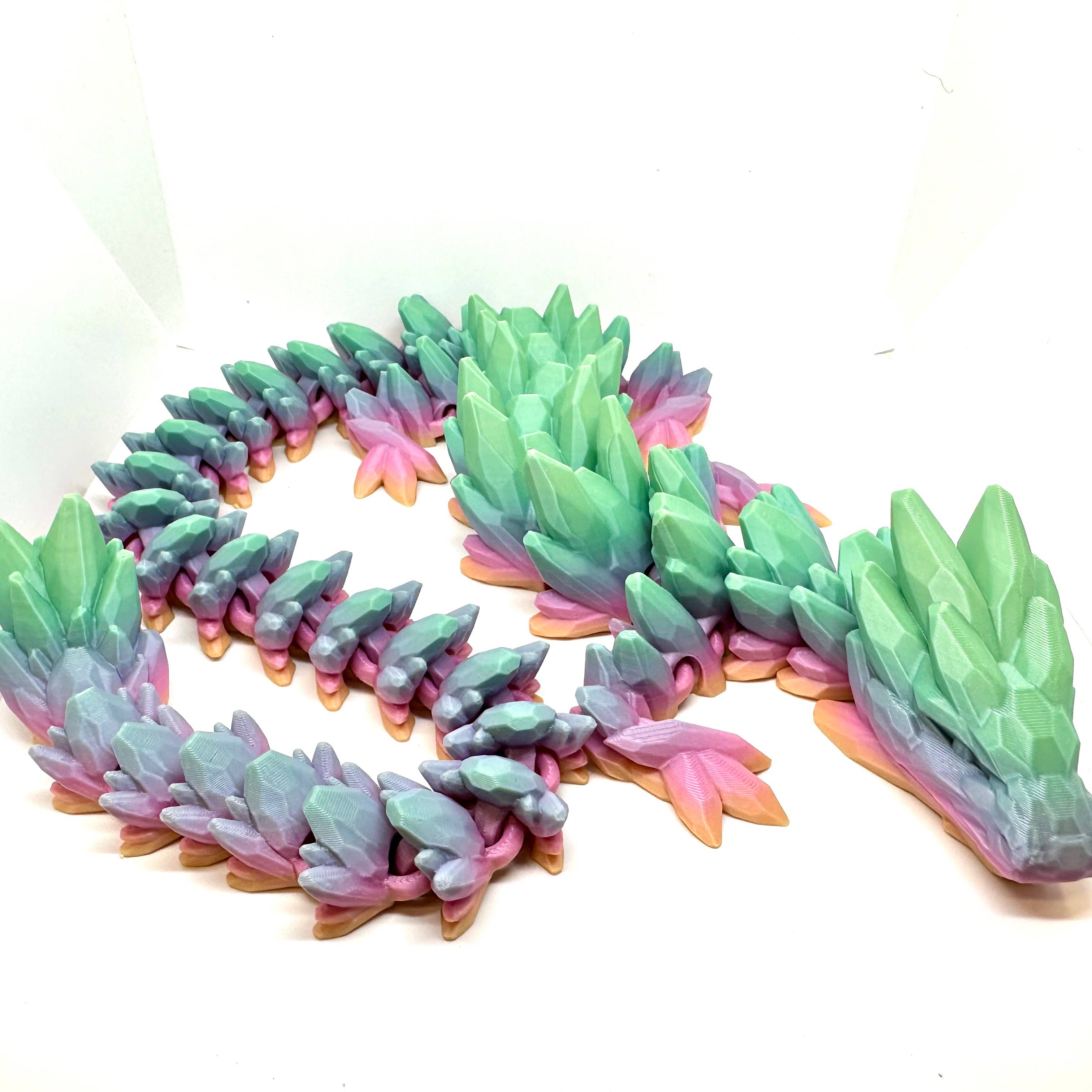 Ruby’s dragons - Vente Fidget/jouet anti-stress – enfant - Grands dragons imprimés en 3D — couleurs assorties11