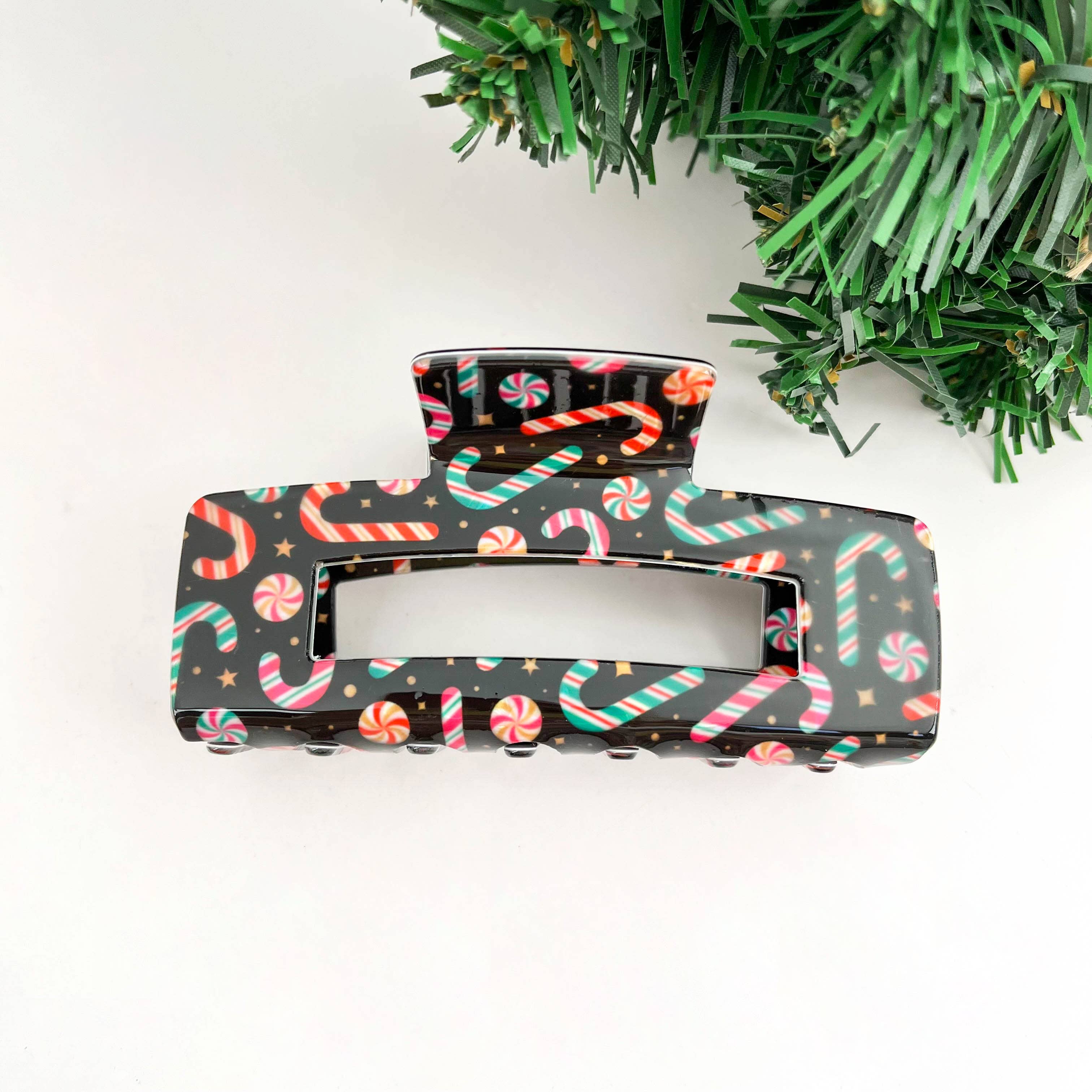 TheDivaSoap - Wholesale Hair Clip - Women's - Christmas Series Rectangular Hair Claw Clips10