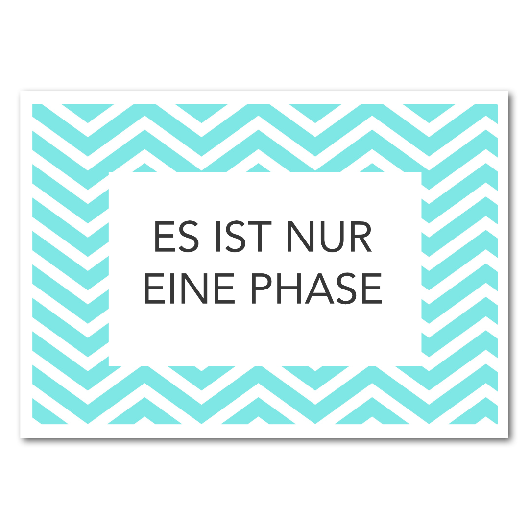 Rabenmütter Verlag UG - Wholesale Postcard - Postcard “phase”0