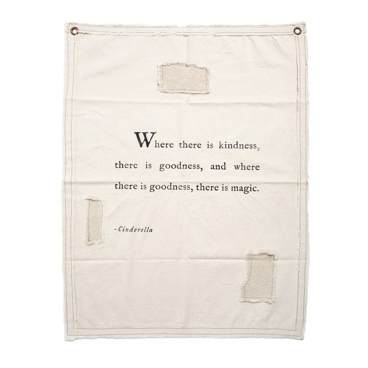 Cinderella Canvas Wall Hanging 31.5" x 40" for wholesale by Sugarboo & Co