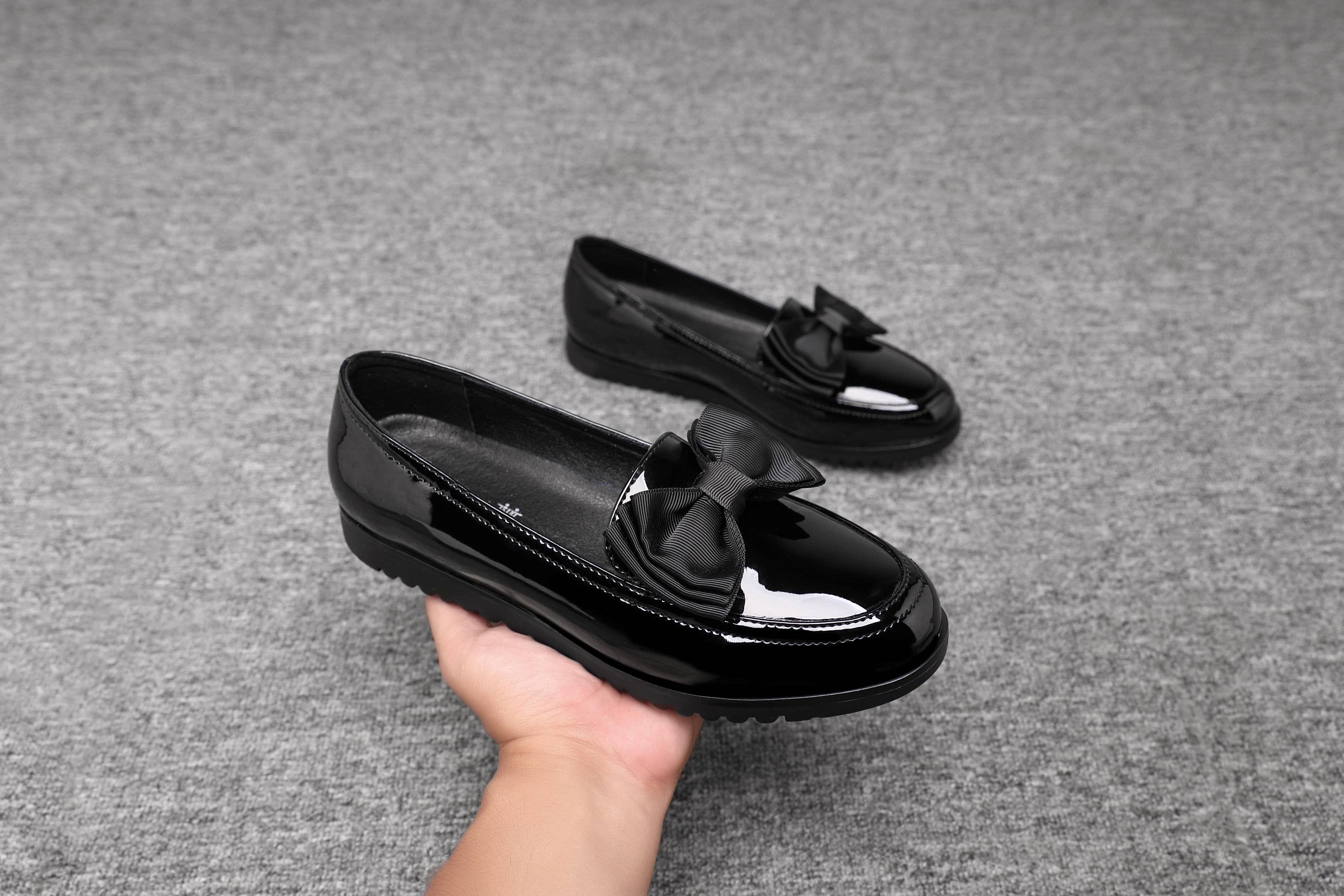 Top Staka – wholesale Loafers – Women's – 2205 Women's Black loafer with lace- perfect for school 7