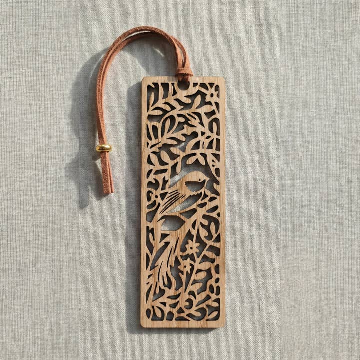 Houten Bladwijzer Koolmees - Signature Collectie voor wholesale door LILLADREY