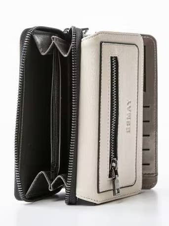 Vegan Wallet Alina Black for wholesale by ESMAY