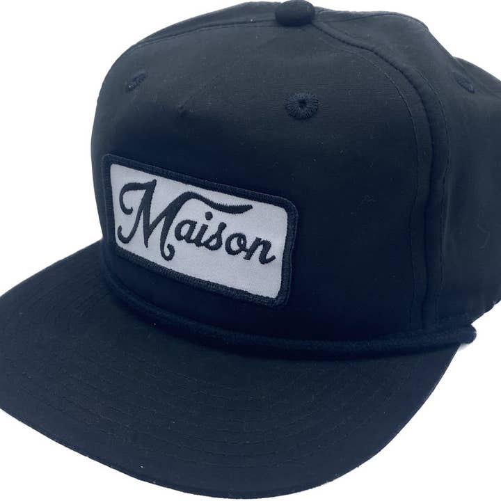 Chapeau de papa unisexe Maison Rope Snapback avec écusson personnalisé pour la vente par Maison Apparel