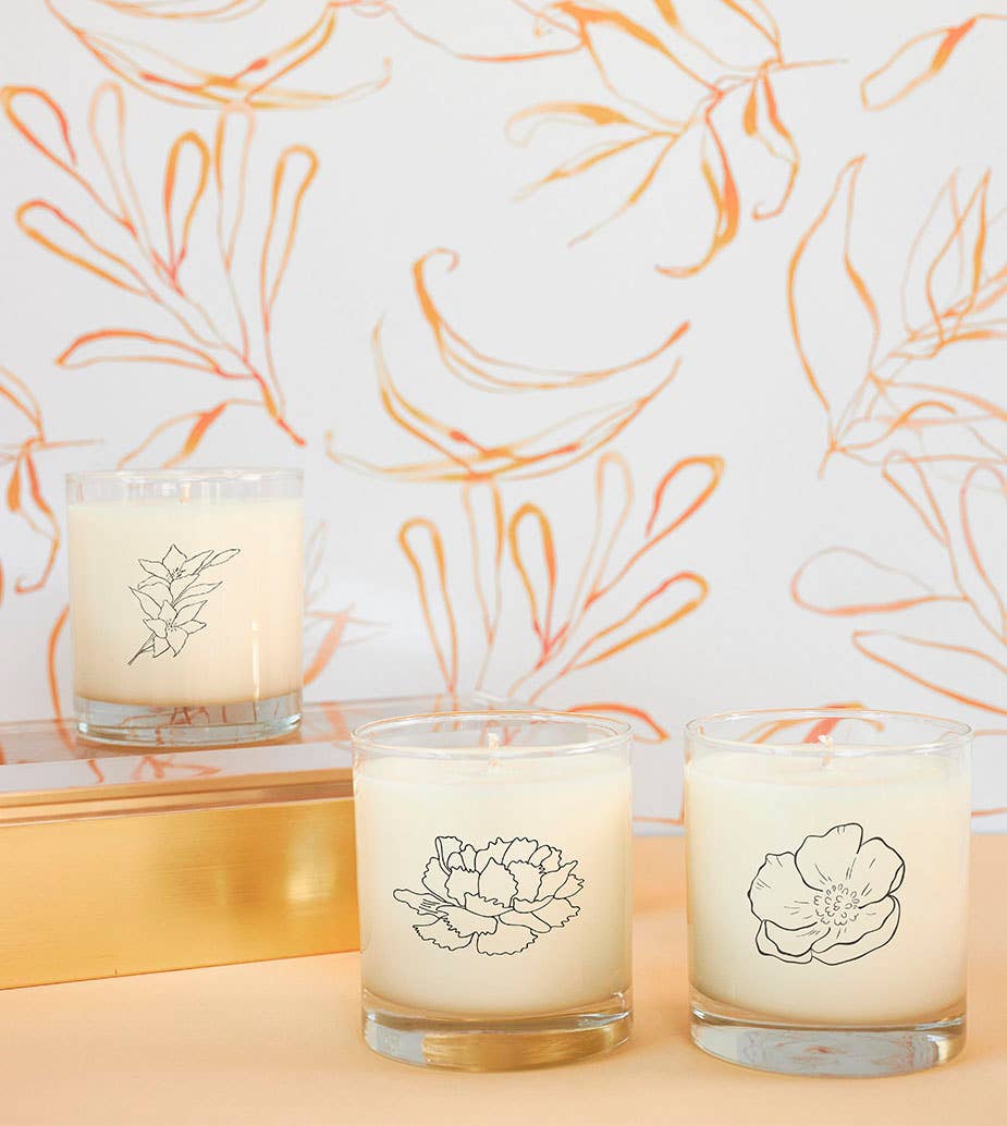 Scripted Fragrance - Wholesale Jar/Filled Candle - January Birth Flower Soy Candle8
