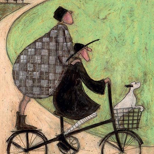 The Art Group – Großhandel Kunstdruck – Sam Toft (Doppeldecker-Fahrrad)1