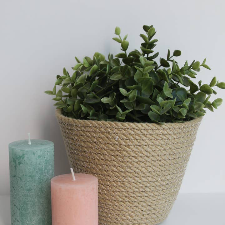 Knotsy Brighton - Wholesale Plant Pot - White Sandstone Plant Pot