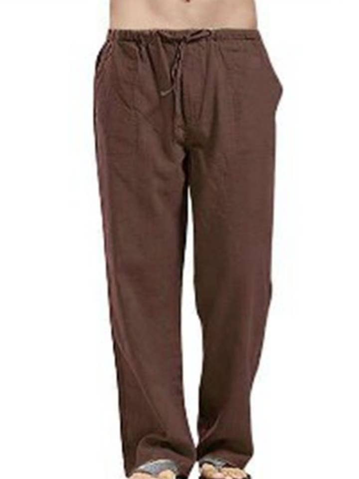 Blak Wardrob – Großhandel Hose – Herren – Herren Vollgröße Kordelzug Gerade Bein Hosen Übergröße