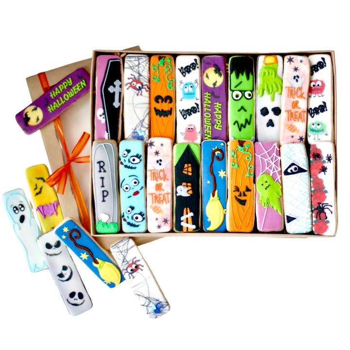 18 Pc. Halloween Cookie Stick Boxed Gift Set for wholesale by Sweet Sanctions LLC