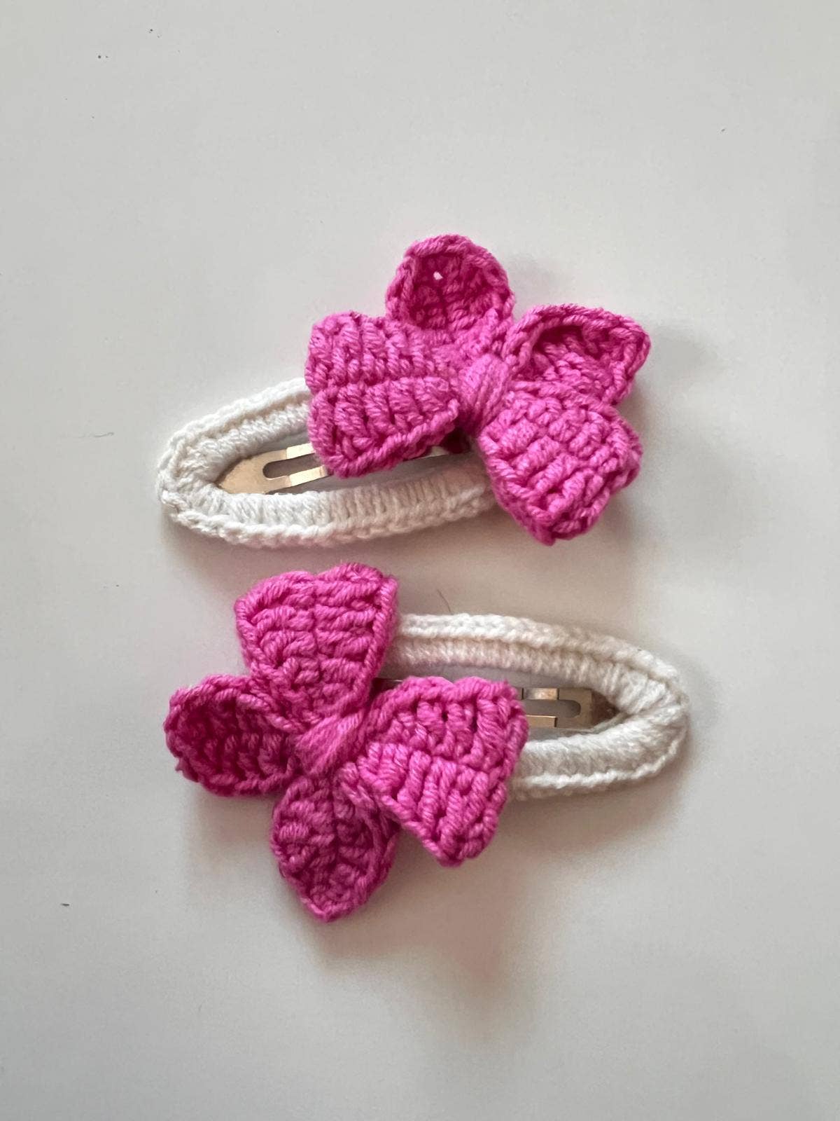 Emel Crochet - Venta al por mayor Conjunto de accesorios para el pelo - Niños - lazo de horquilla de ganchillo amigurumi2