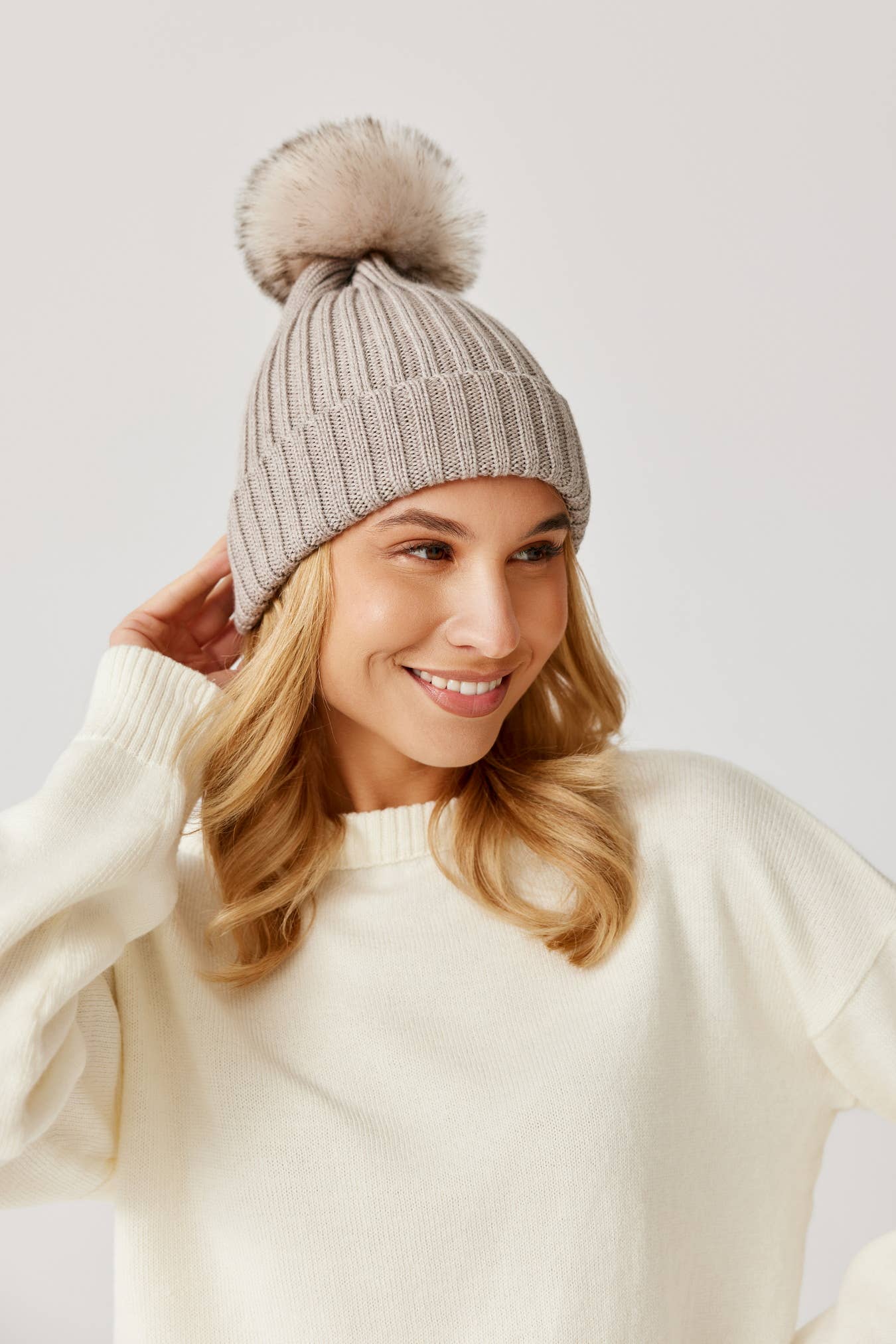 Ander - Venta al por mayor Gorro - Bebés - Gorro 100% lana merino para bebé y madre OLLO5