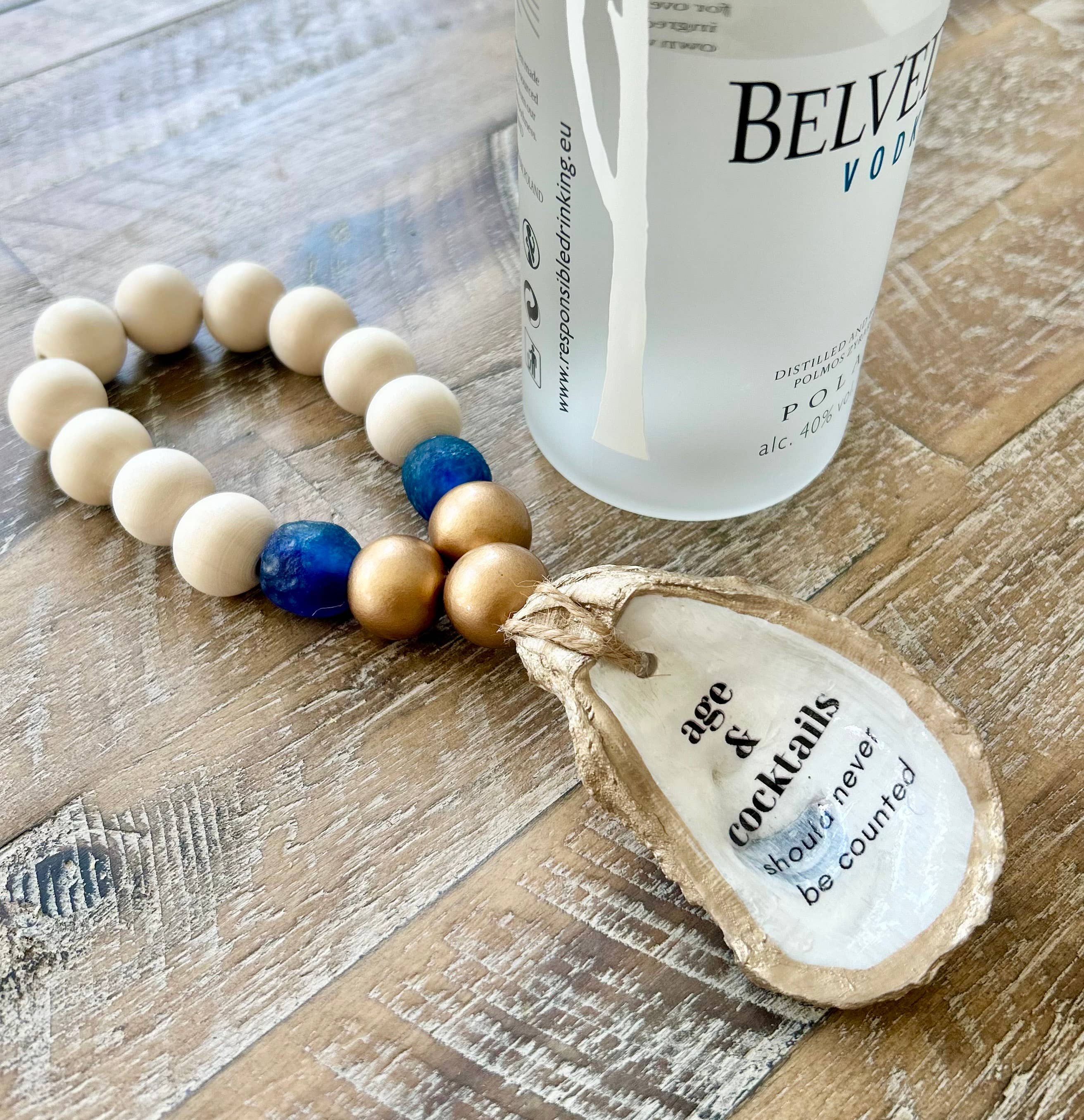 Coast and Cork - Wholesale Sculpture - Age and Cocktails Should Never… - Liquor Bottle Charm2