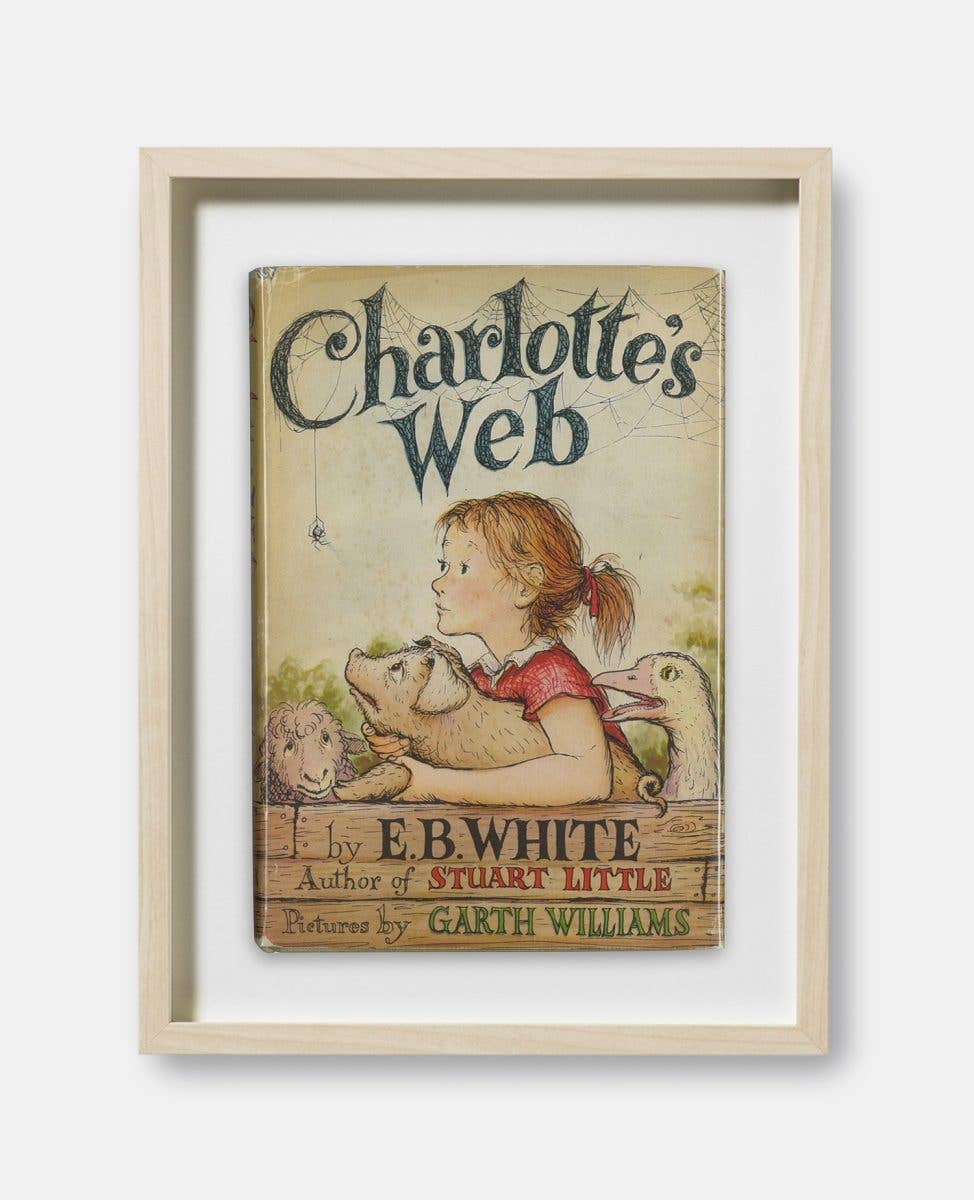 The Curious Desk - Wholesale Art Print - Charlotte’s Web by E. B. White Book Cover Print0