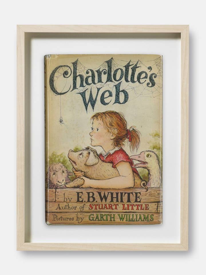 Charlotte's Web av E. B. White Bokomslagstryck för wholesale av The Curious Desk