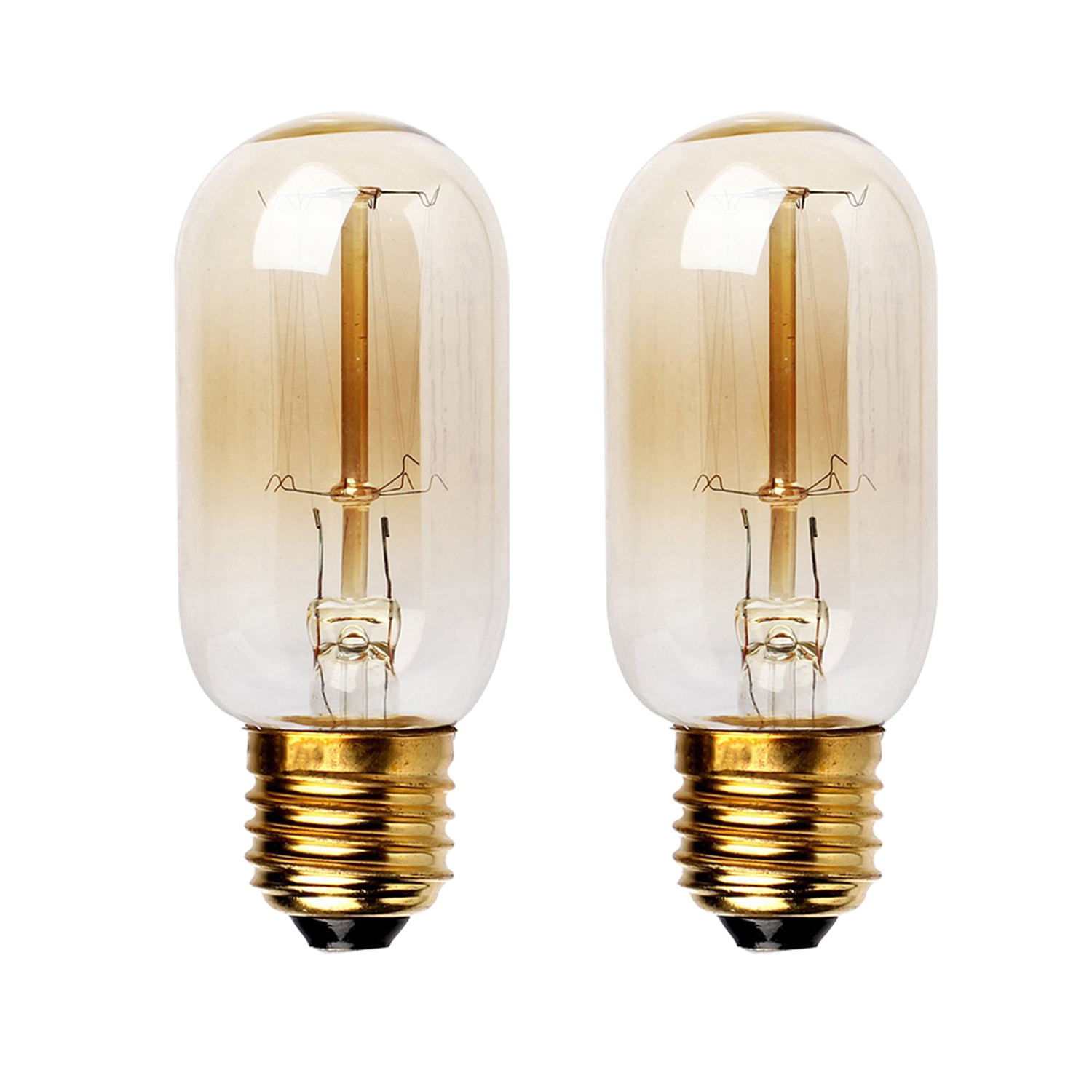 Ledsone – Engroshandel Pære – 2-pak E27, B22, E14 LED Edison Dæmpbar Vintage Amber Glas Varm hvid 2700K Pærer~408613