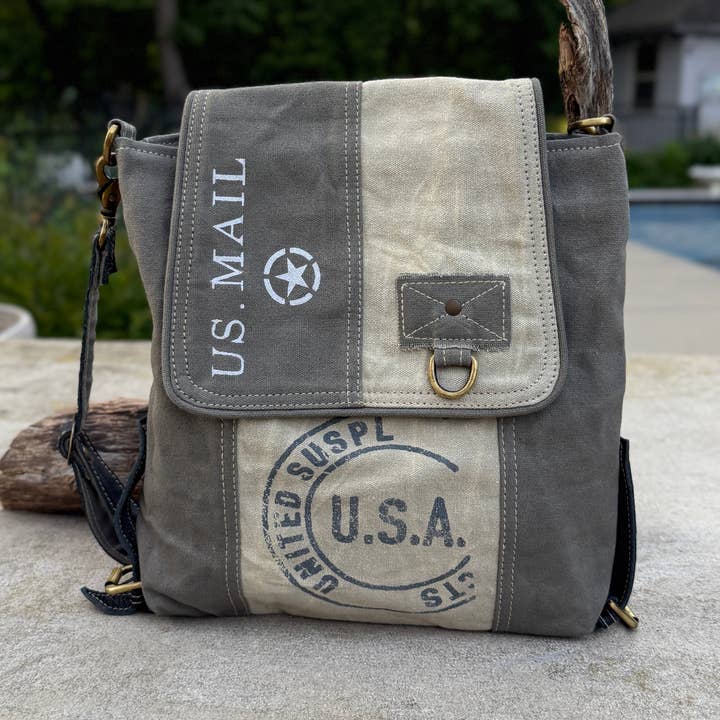 Lungta Imports - Wholesale Crossbody bag – Women's - Military Canvas Cross-Body Eco-Conscious Everyday Bag