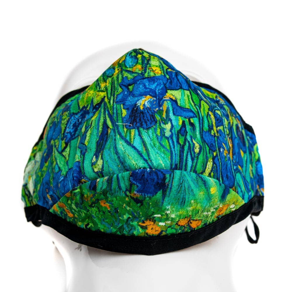 Modgy - Wholesale Protective Face Mask/Shield - Van Gogh Irises Fashion Mask5