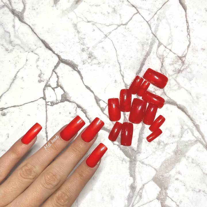 False nails - Square model for wholesale by Meli beauty