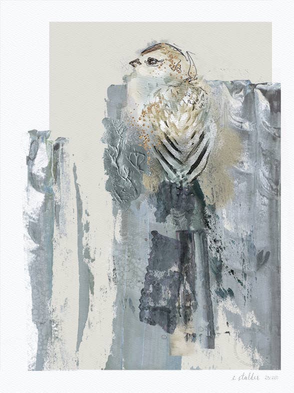 I det blå - Impressão artística de edição limitada por atacado de Elise Stalder