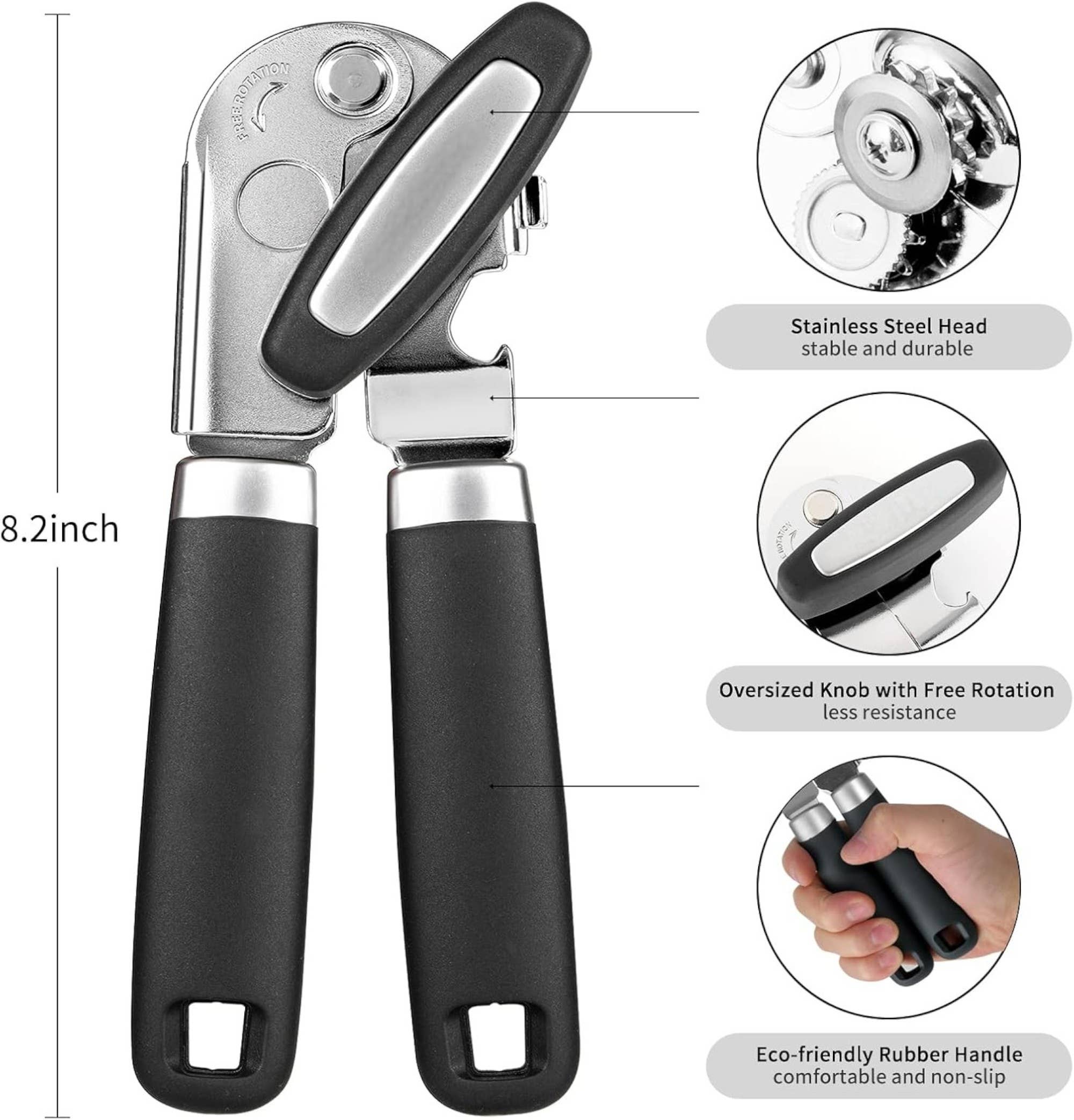 Otterware - Wholesale Can Opener - Manual Can Opener – Smooth Edge, Sharp Blade, Easy-Turn Knob2