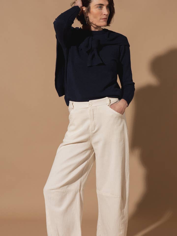 Marino Denim Trousers for wholesale by Tilley & Grace