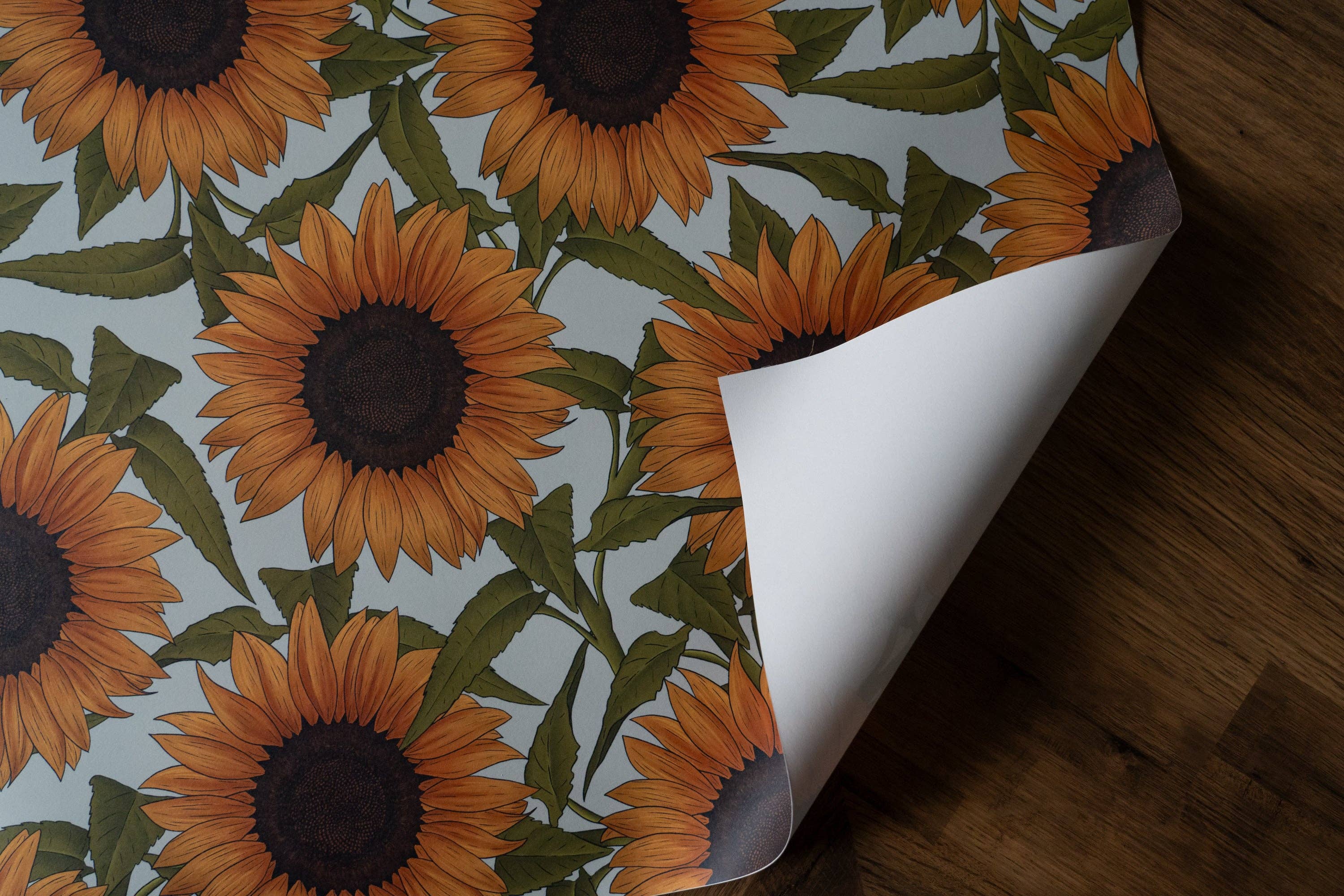 Hayley Jade Design Studio - Wholesale Flat Wrap - Sunflower Wrapping Paper5