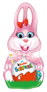 SWEDISHCANDY4U - Wholesale Chocolate Covered Sweets - KINDER EASTER BUNNY+EGG PINK0