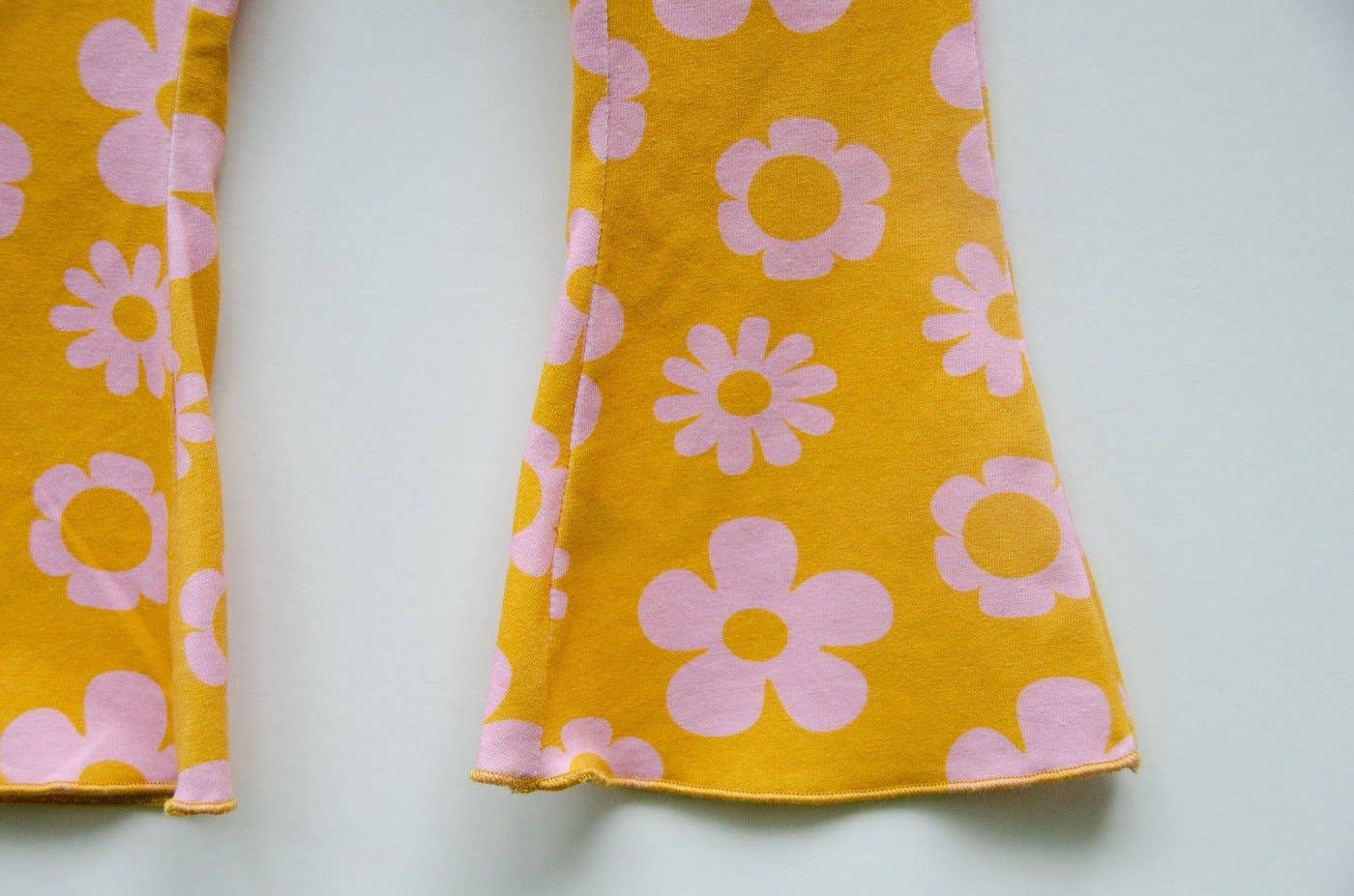 Strawberry Jam Kids - Wholesale Pants - Kids - Printed Jersey Knit Bell Bottoms Two Groovy Birthday Outfit4