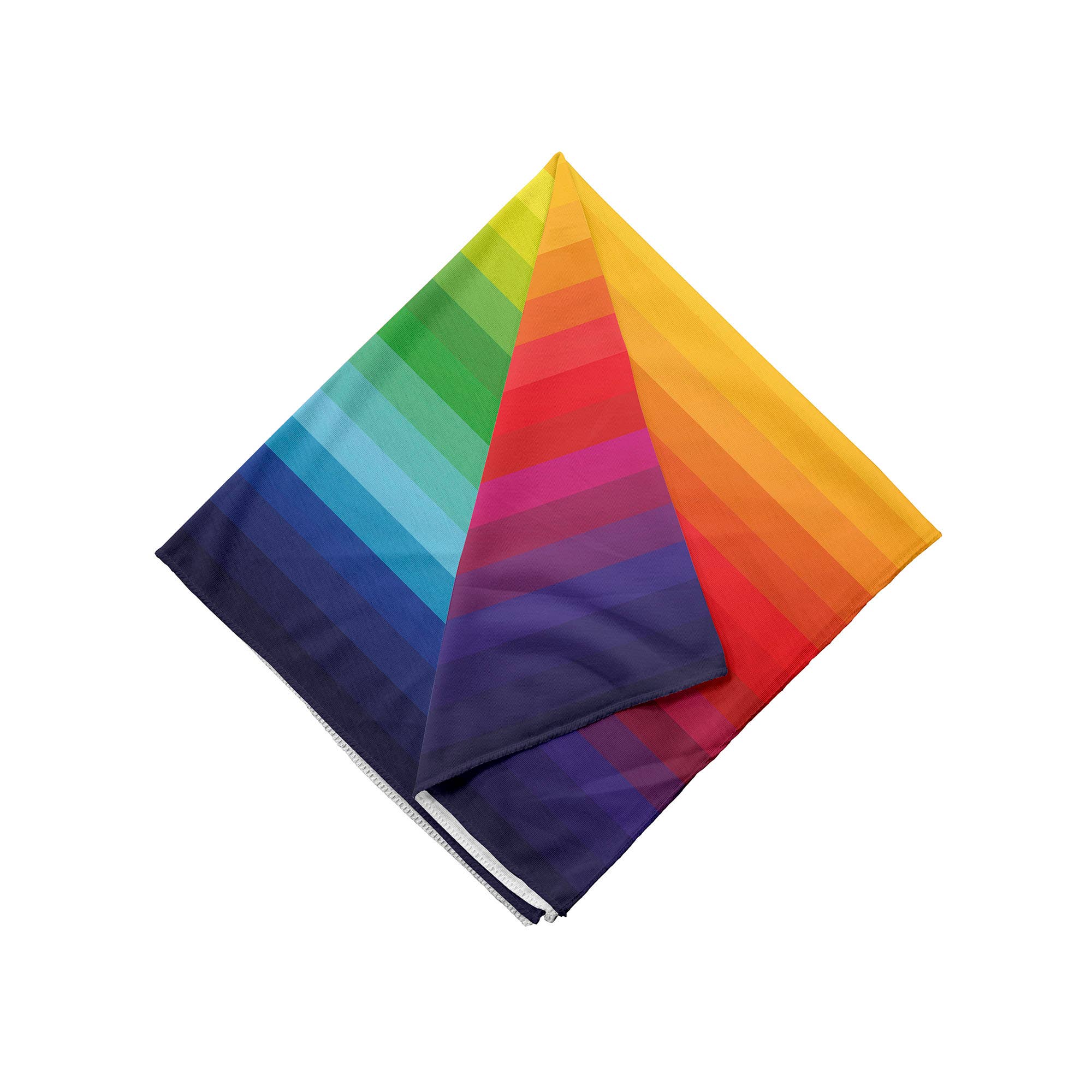Ambesonne - Vente Bandana – unisexe - Bandana Arc-en-ciel Spectre de Couleurs en Rayures 22"1