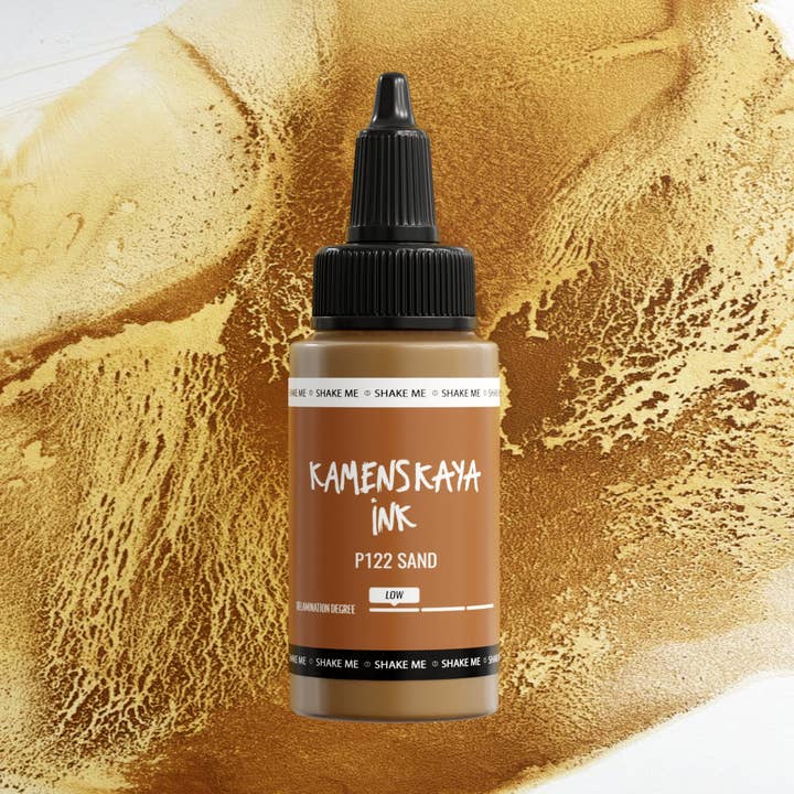 Delaminating Alcohol Ink P-122 'Sand' for wholesale by KAMENSKAYA