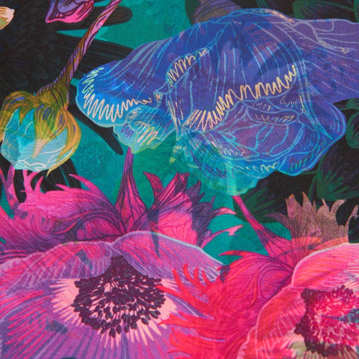 WRAPPR Gift Wrap - Vente Écharpe – femme - Daisy | Écharpe furoshiki en soie de mûrier de 28 po9