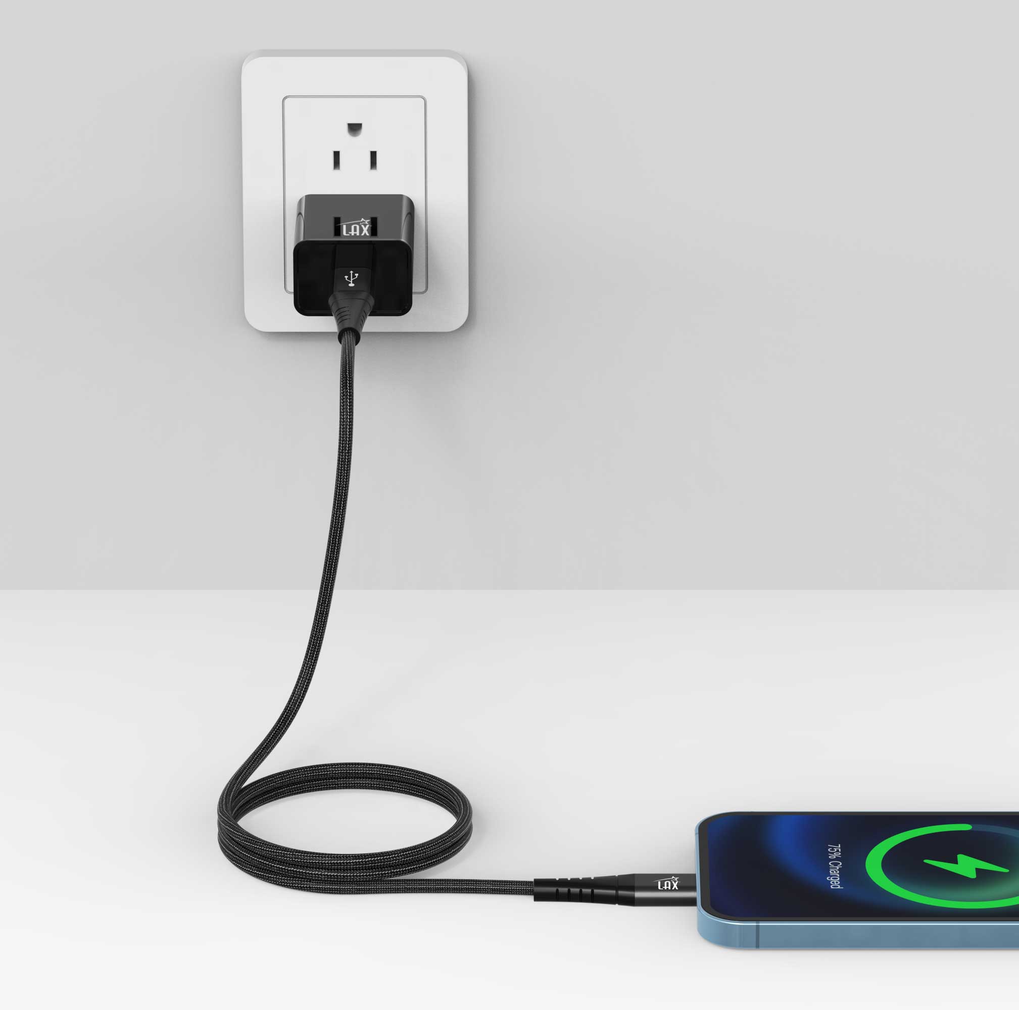 LAX Gadgets - Vendita all'ingrosso Cavo di ricarica - Cavo iPhone a USB Tipo C ad Alta Velocità - Confezione al Dettaglio12