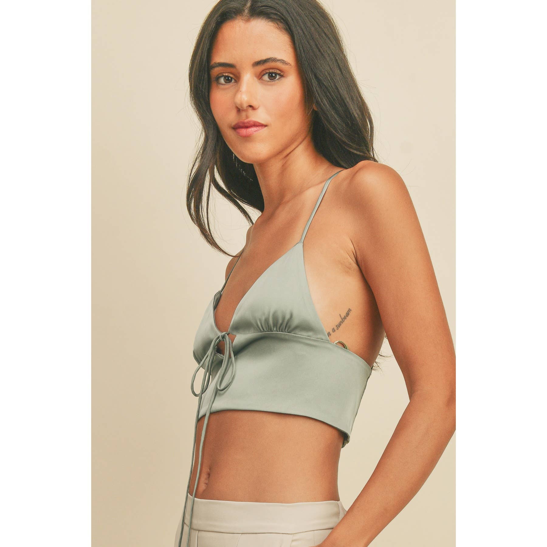 Dress Forum - Wholesale Blouse - Women's - Cross Back Triangle Brami Top (1)17