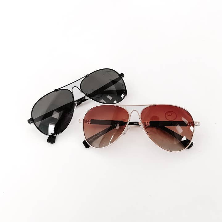 Pretty Simple - Wholesale Sunglasses - Women's - Rebecca Round Aviator Sunglasses