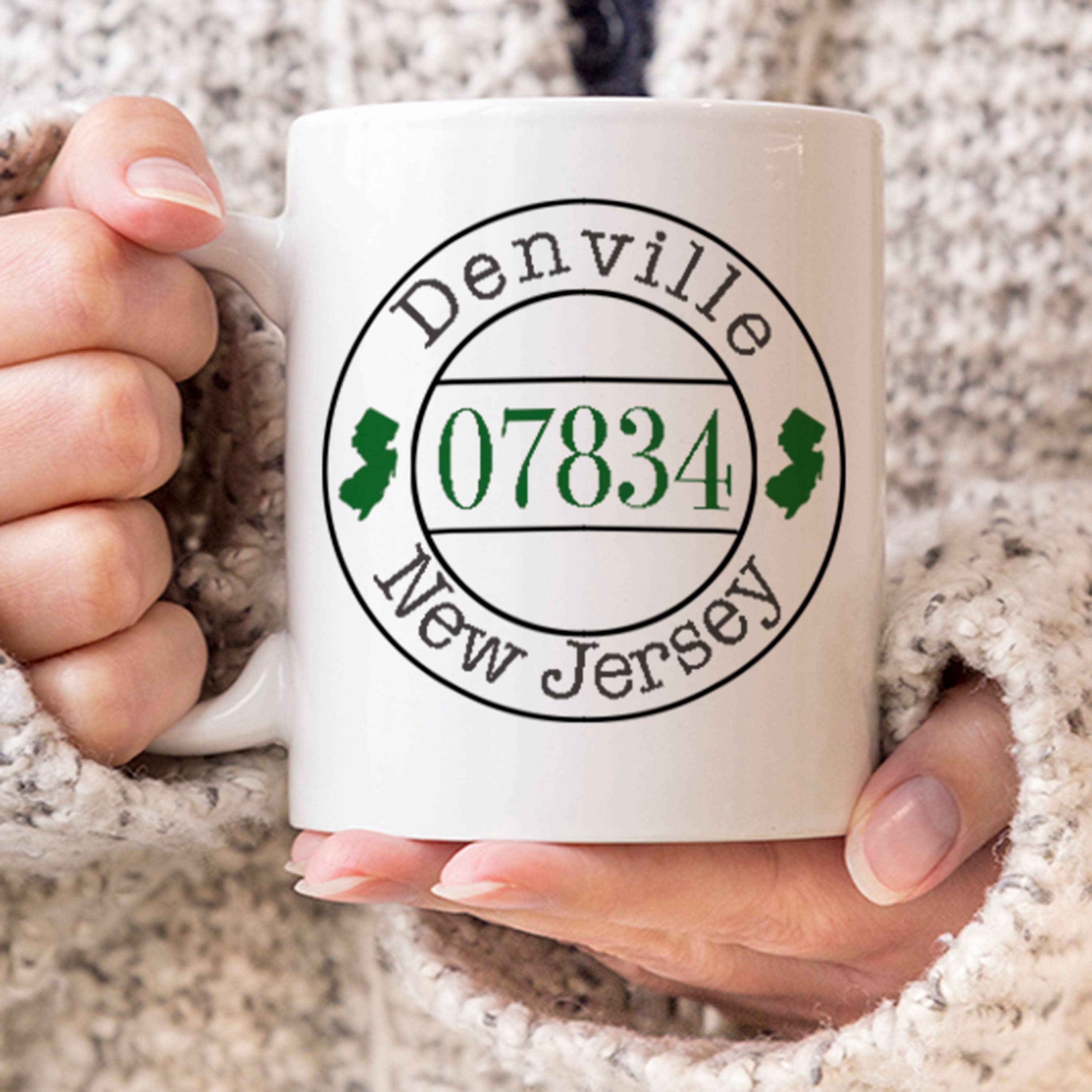 Liane Fried Studio - Wholesale Coffee Mug - CUSTOM Zip Code Mugs: Design your own (Choice of Designs)7