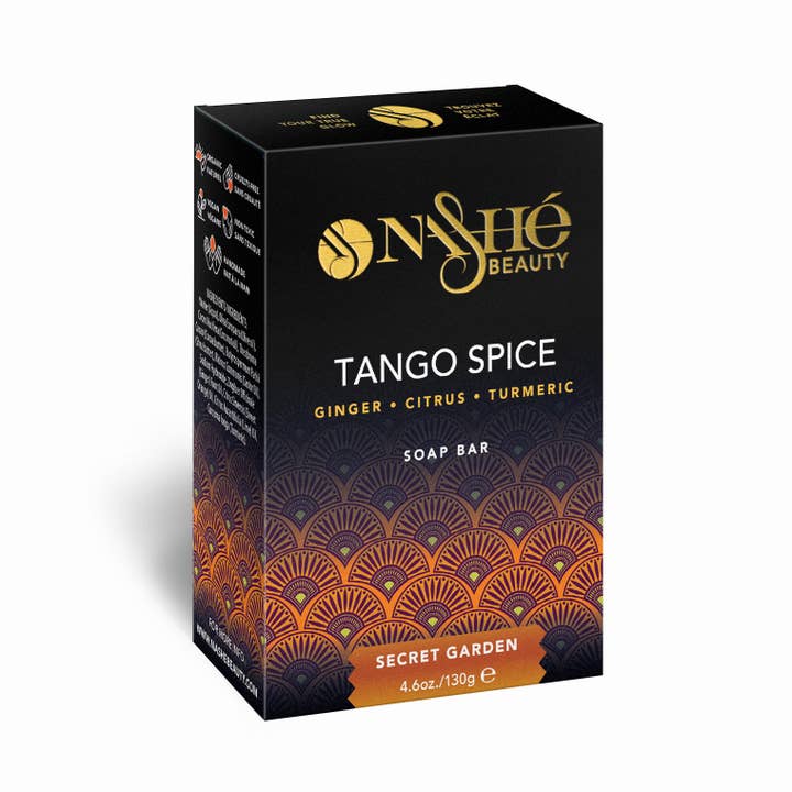 TANGO SPICE SOAP - GINGER CITRUS WITH TURMERIC for wholesale by Nashé Beauty
