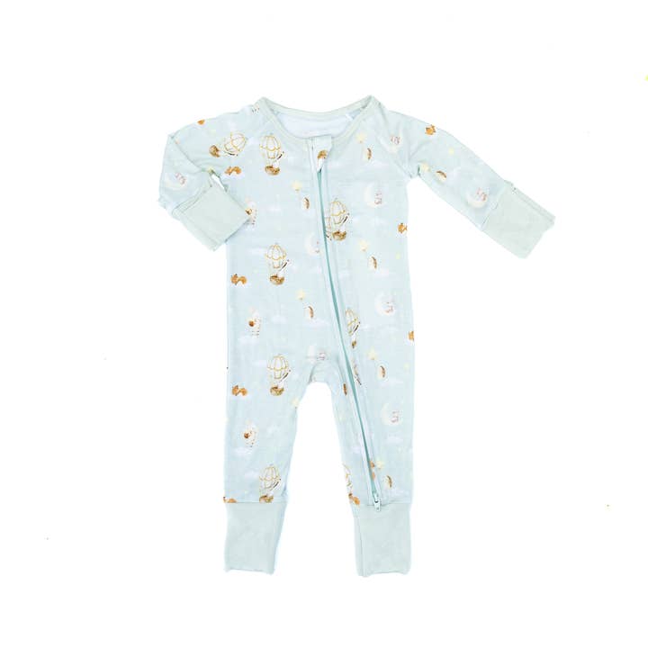 Lullaby - Bamboo Zipper Pajama for wholesale by Baby Blues And Pink LLC
