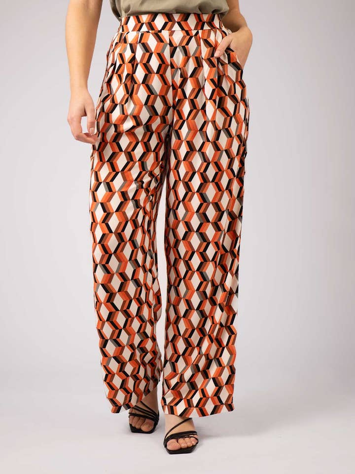 DAVIS wide leg pants for wholesale by Zibi London