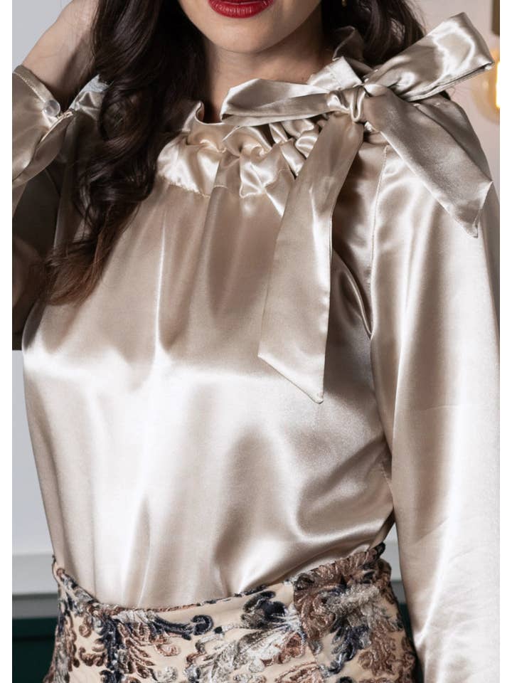Rachel Walters Collection – wholesale Blus - Dam – Freya blus Champagne