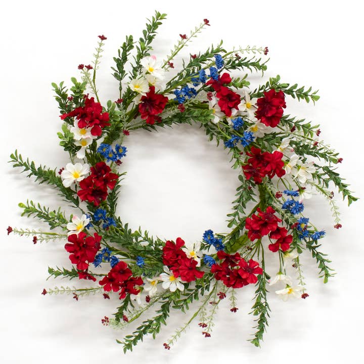 Americana Beauty Wreath for wholesale by Saybrook Lane