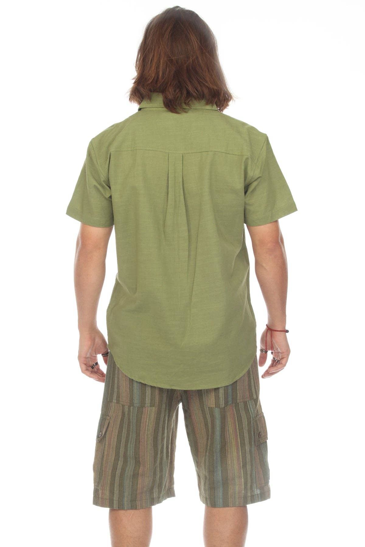 Lakhays Collection Inc. – Großhandel Hemd mit Button-down-Kragen – Herren – Herren-Kurzarmhemd aus Baumwolle mit Knopfleiste4