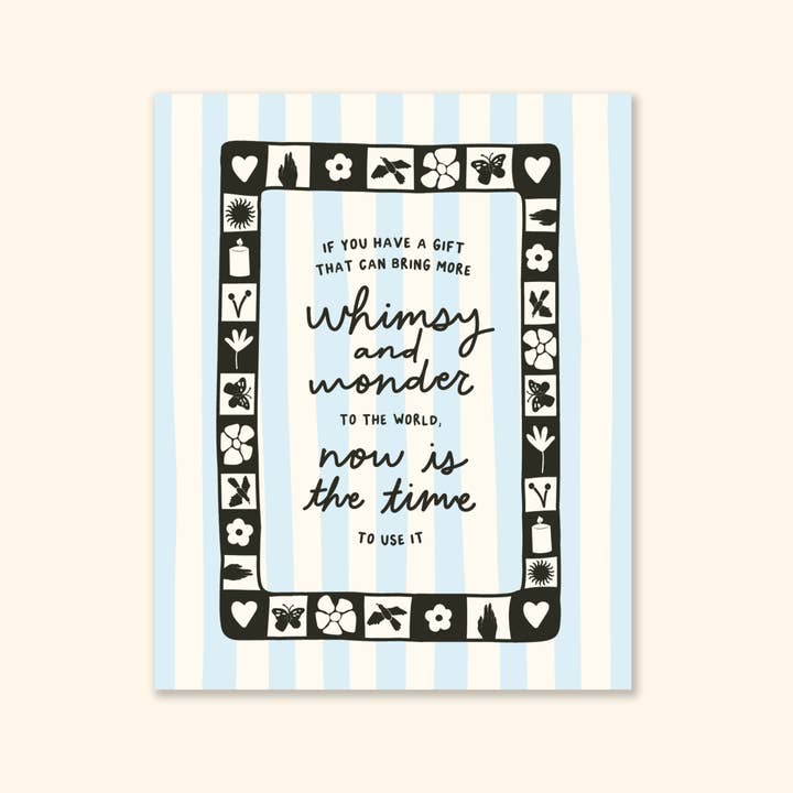 Whimsy and Wonder Print for wholesale by Oh Happy Dani
