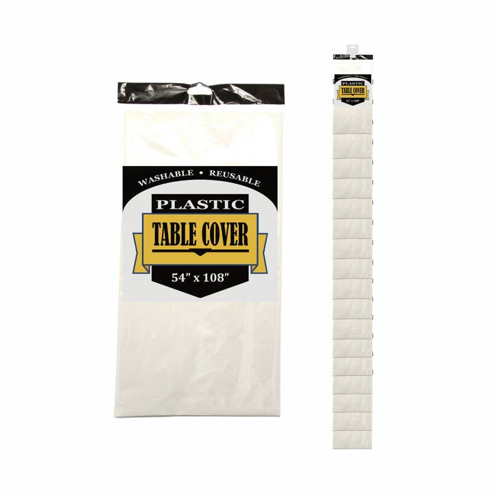Living Concepts - Wholesale Tablecloth - Table Cover 54 "x108" White