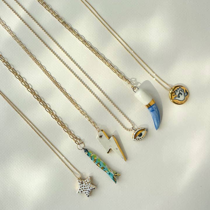 Carola Spitzer - Wholesale Pendant/Charm Necklace - Not so evil eye charm Necklace3