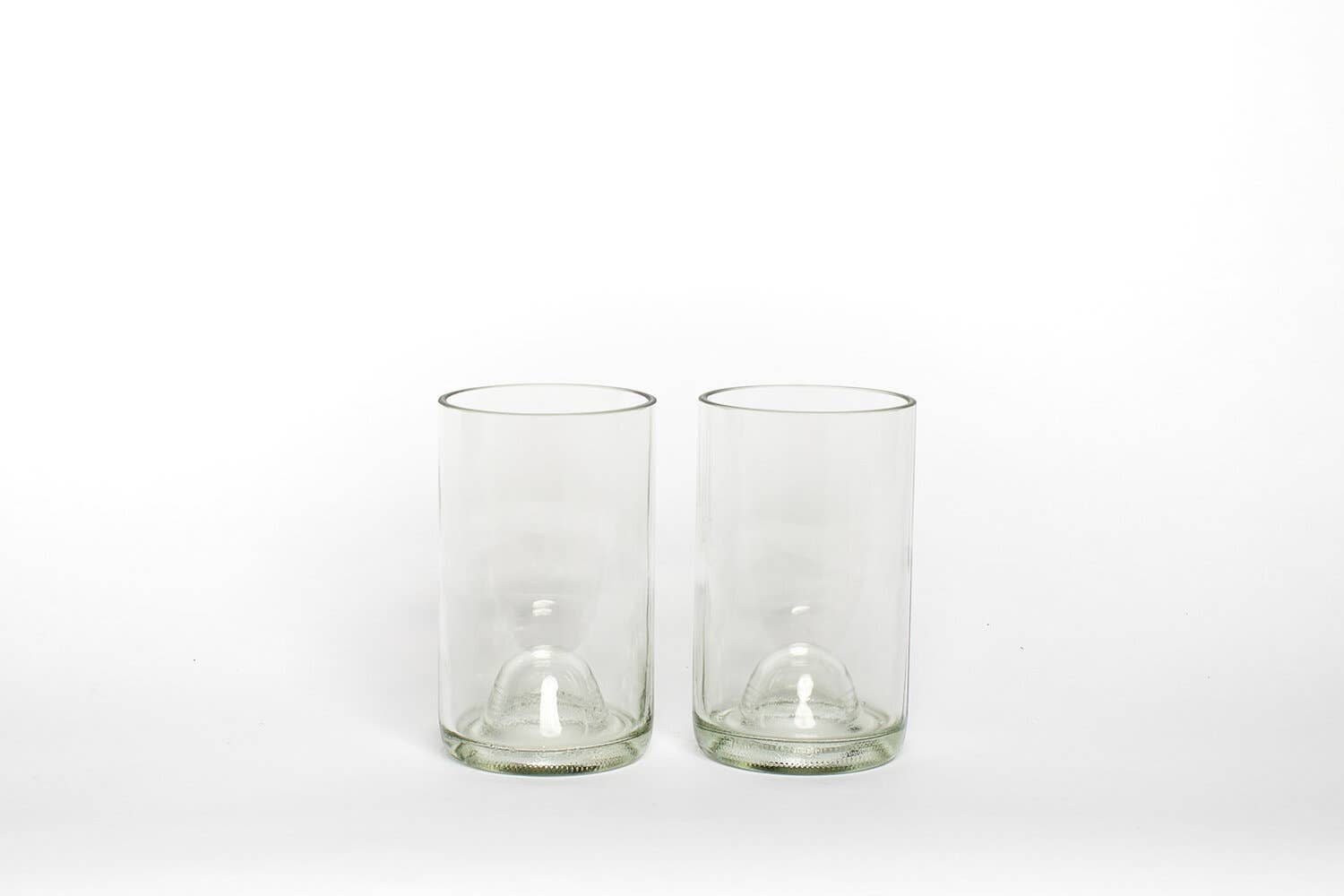 Glassed Over Candles - Wholesale Drinking Glass/Cup - Wine Bottle Drinking Glasses- CLEAR1