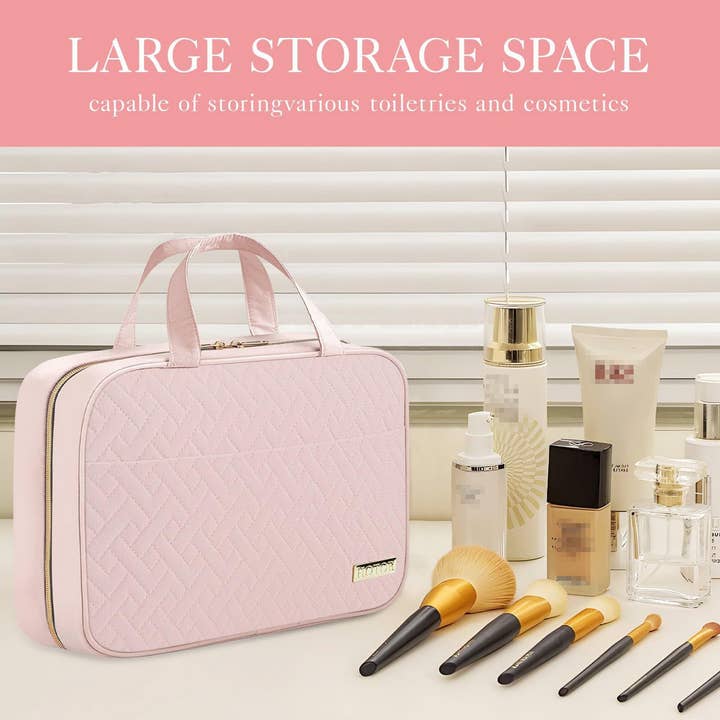 ACCITY - Wholesale Toiletry Bag - Women's - SPACIOUS TOILETRY BAG AND COSMETIC BAG WITH HOOK_CWAB23574