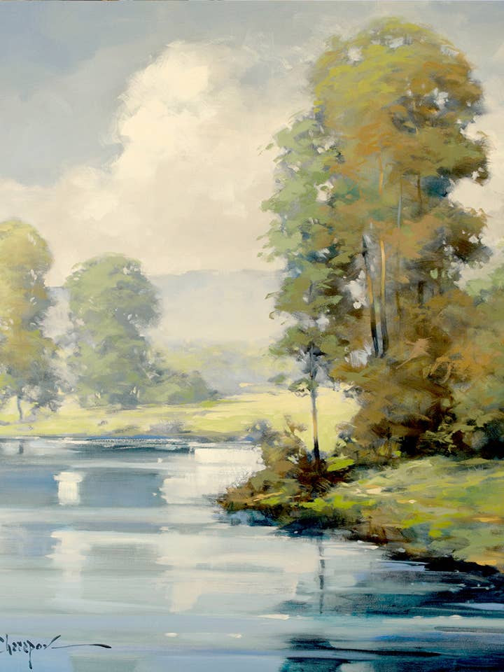 Azure River V av Aleksandr Cherepov för wholesale av Something To Write Home About